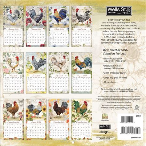 roosters calendar multilingual edition Kindle Editon
