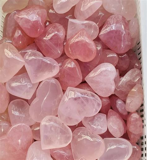 rose quartz and clear quartz