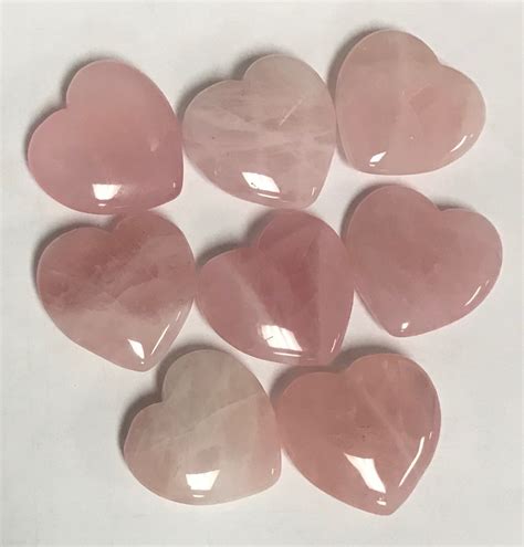 rose quartz hearts