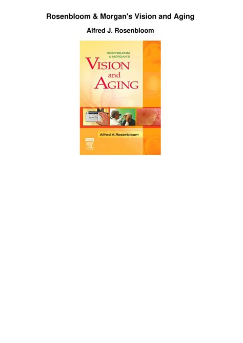 rosenbloom and morgans vision and aging Reader