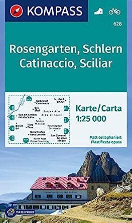 rosengarten catinaccio schlern sciliar 1 wanderkarte mit radrouten gpsgenau Reader