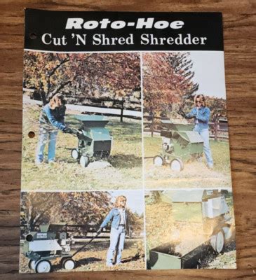 roto hoe shredder manual PDF
