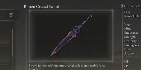 rotten crystal sword