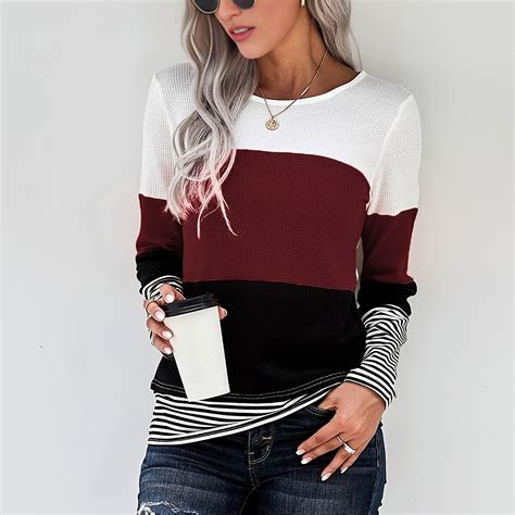 round neck sweatshirt womens