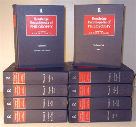 routledge encyclopedia of philosophy 10 volume set PDF