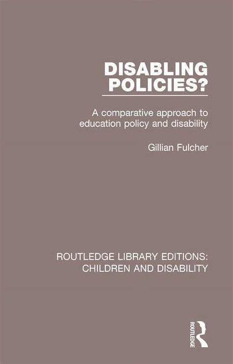 routledge library editions disability comparative Doc