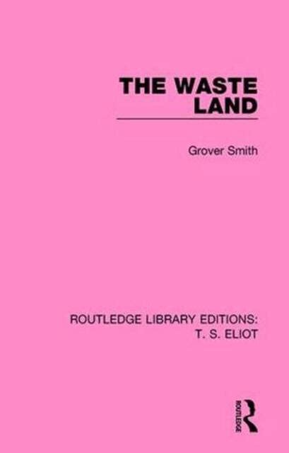 routledge library editions eliot waste PDF