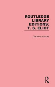 routledge library editions eliot waste PDF