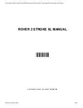 rover 2 stroke xl manual Ebook Reader