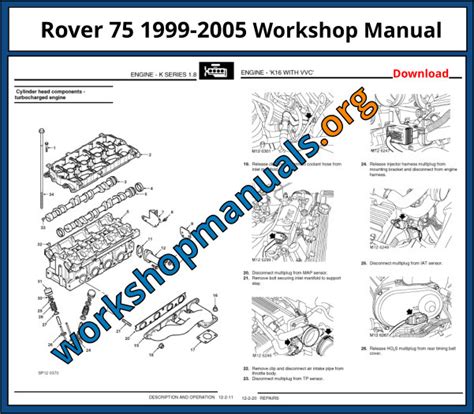 rover 75 instruction manual PDF