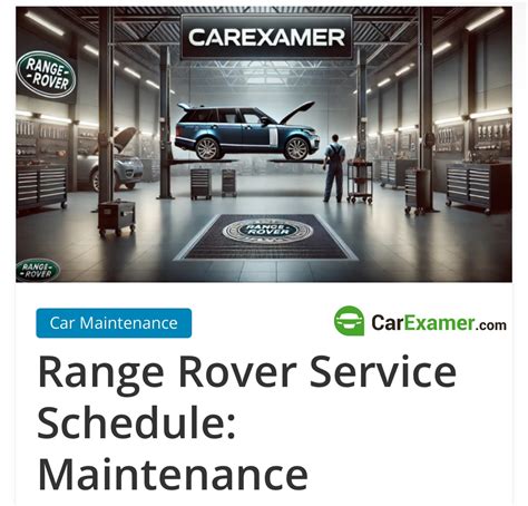 rover 75 service schedule Reader