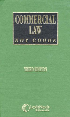 roy goode commercial law Kindle Editon