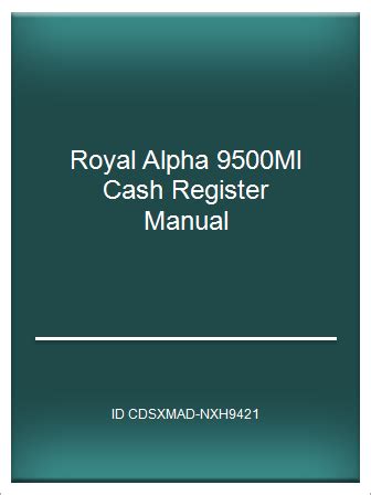 royal alpha 9500ml manual Reader