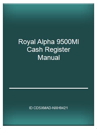 royal alpha 9500ml manual download Doc