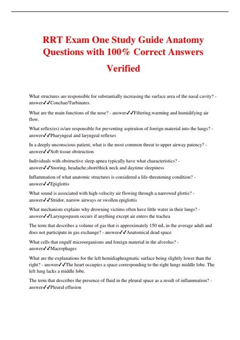 rrt study guide free Reader