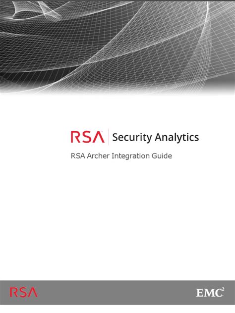 rsa archer guide pdf PDF