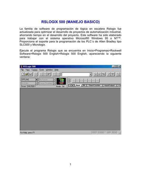 rslogix 500 manual espanol PDF