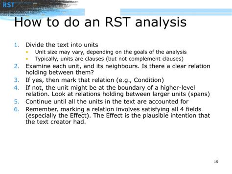 rst meaning