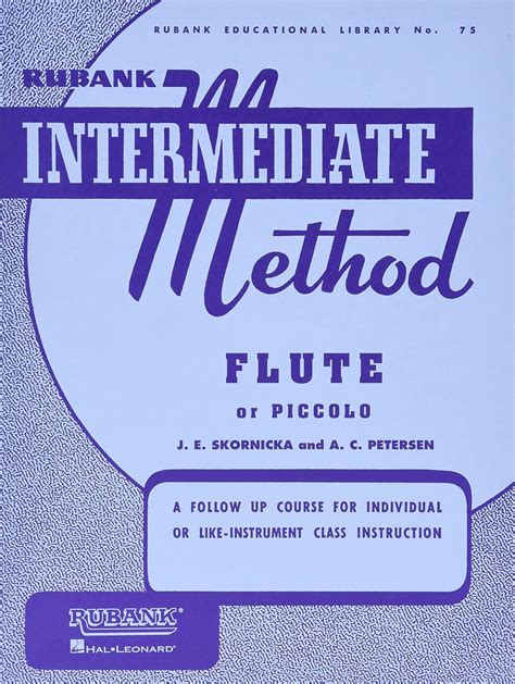 rubank intermediate method flute or piccolo rubank educational library no 75 Epub