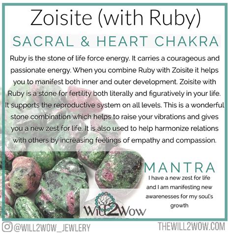 ruby with zoisite meaning