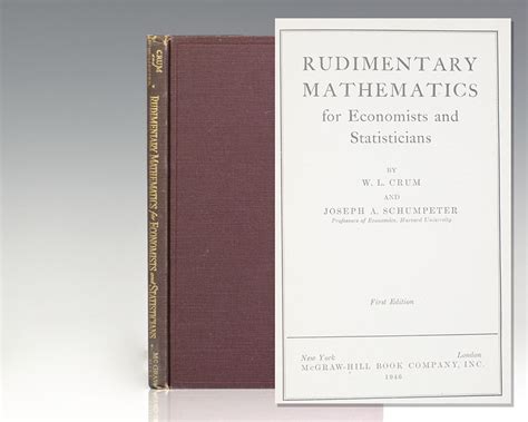 rudimentary meathematics for economists and statisticians Doc