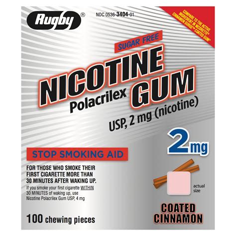 rugby nicotine gum