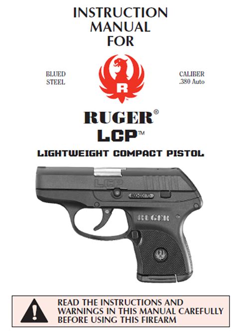 ruger lcp owners manual Doc