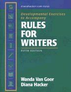 rules for writers exercises answers Reader