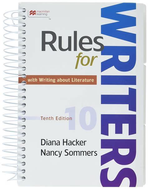 rules for writers with writing about literature tabbed version PDF