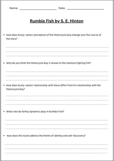 rumble fish chapter questions PDF