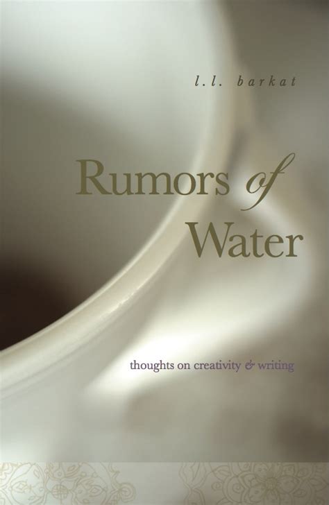 rumors of water thoughts on creativity and writing PDF