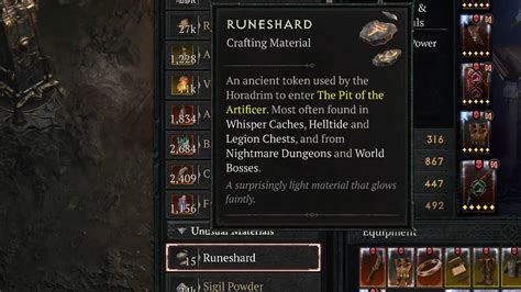 runeshard d4 explained