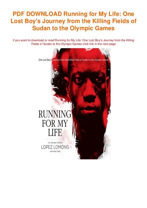 running for my life one lost boys journey from the killing fields of sudan to the olympic games Kindle Editon