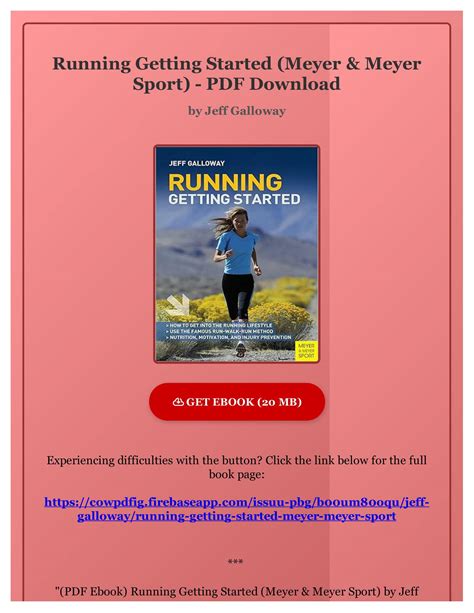 running getting started meyer and meyer sport Epub