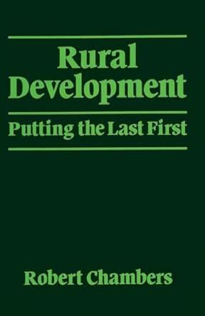 rural development putting the last first world development Reader