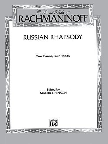 russian rhapsody belwin edition the piano works of rachmaninoff Doc