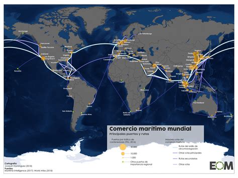 rutas de navegacion del mundo en torno al mar Doc