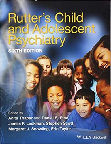 rutters child and adolescent psychiatry PDF