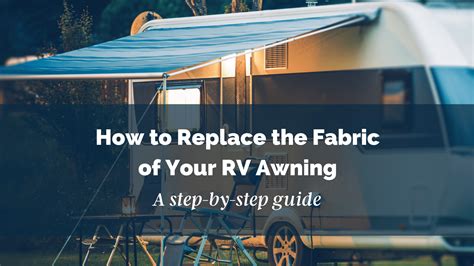 rv awning replacement instructions Kindle Editon