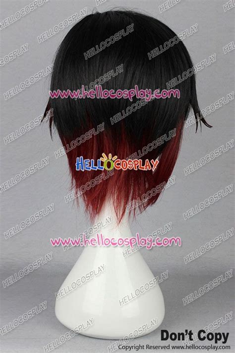 rwby rose cosplay wig