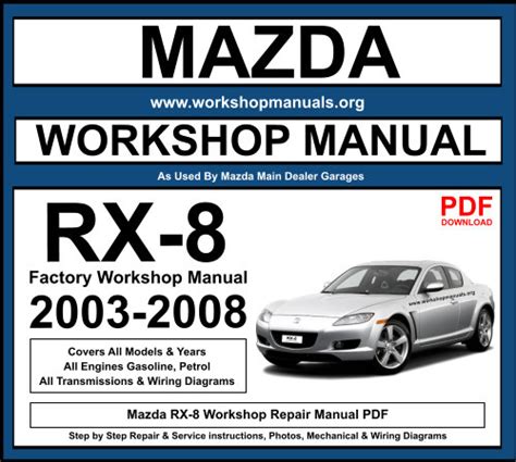 rx 8 workshop manual PDF