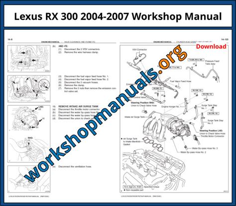 rx300 repair manual download Doc