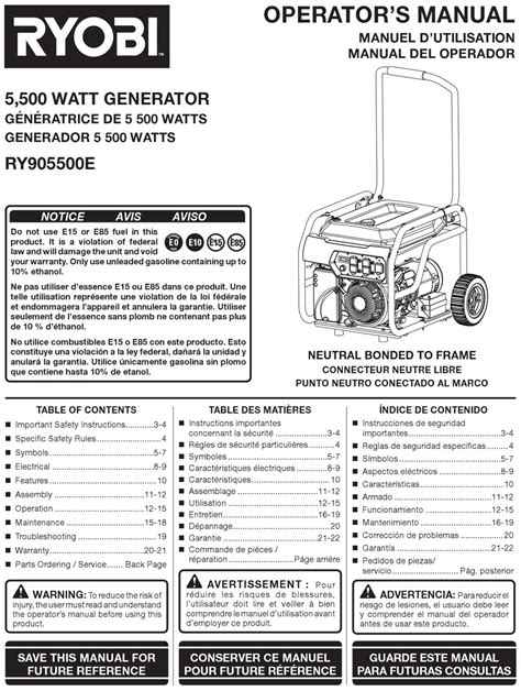 ryobi 985 manual pdf Doc