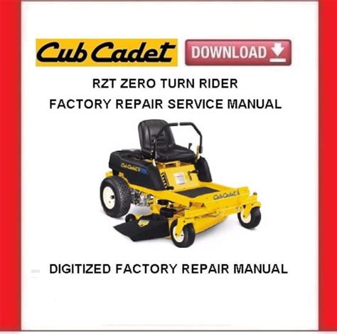 rzt cub cadet repair manual Doc