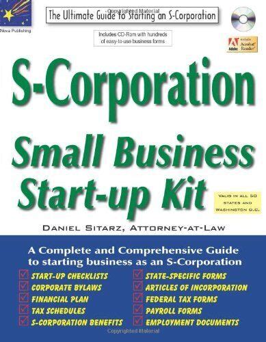 s corporation small business start up kit Reader