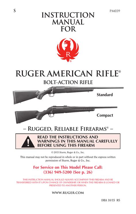 s instruction manual for ruger Epub