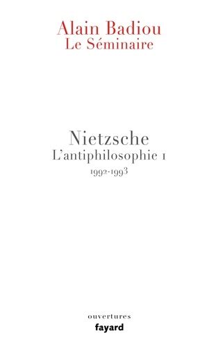 s minaire nietzsche lantiphilosophie 1992 1993 Epub