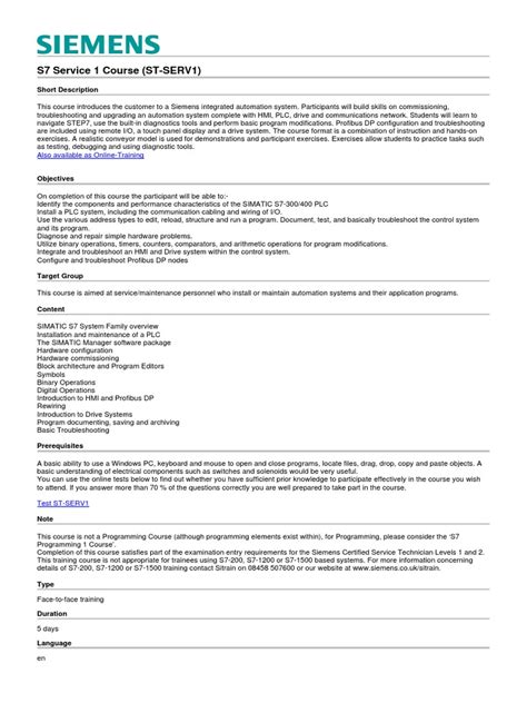 s7 service 1 course pdf Reader