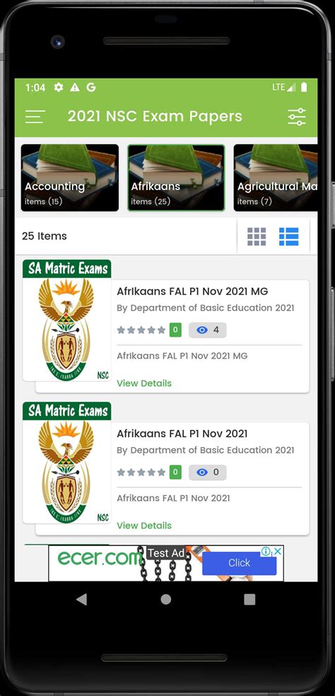 sa matric past papers Doc