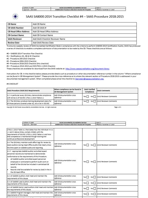 sa8000 procedure manual pdf PDF